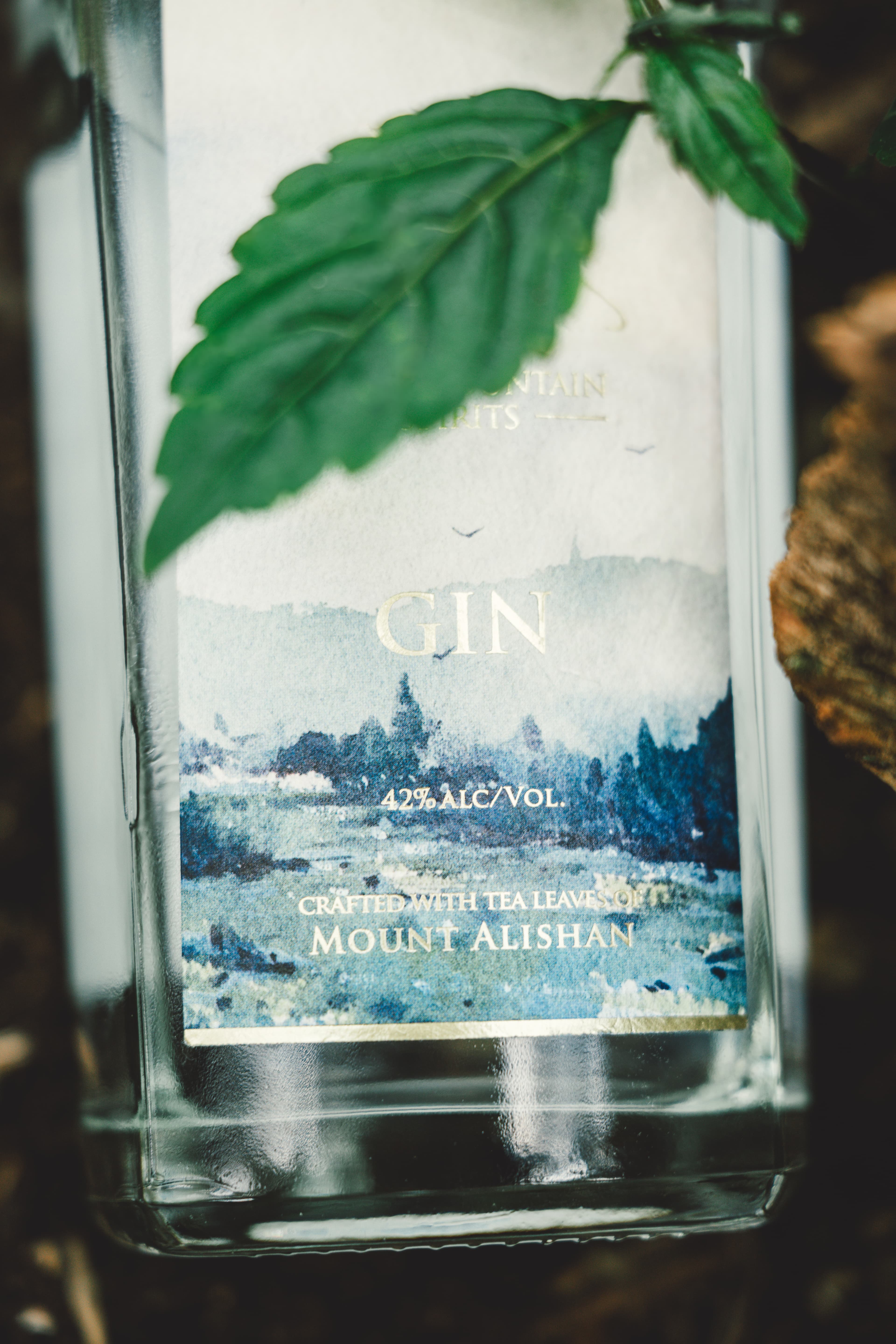 Alishan Cloud Gin — label detail