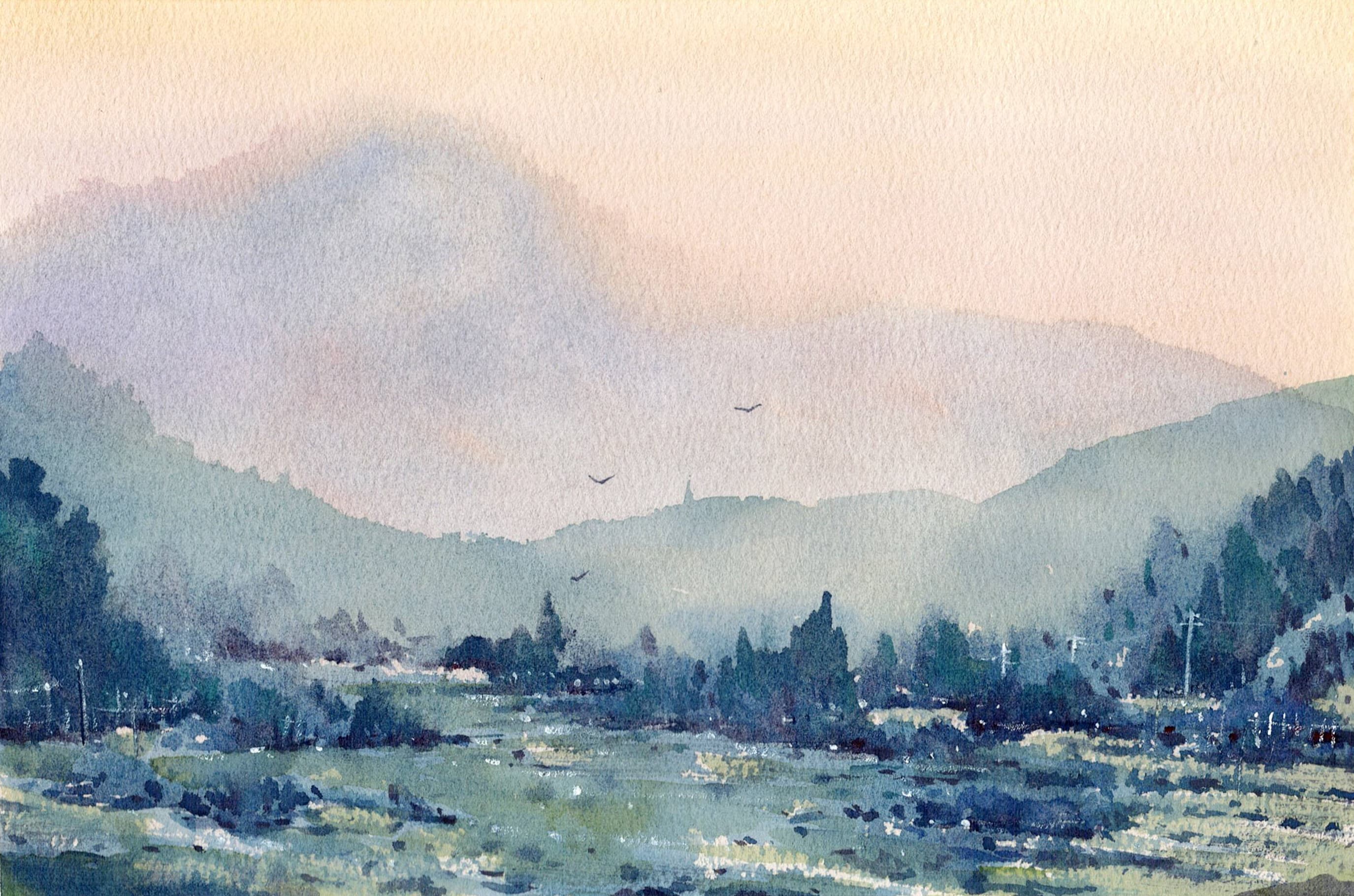 Watercolour study of Alishan