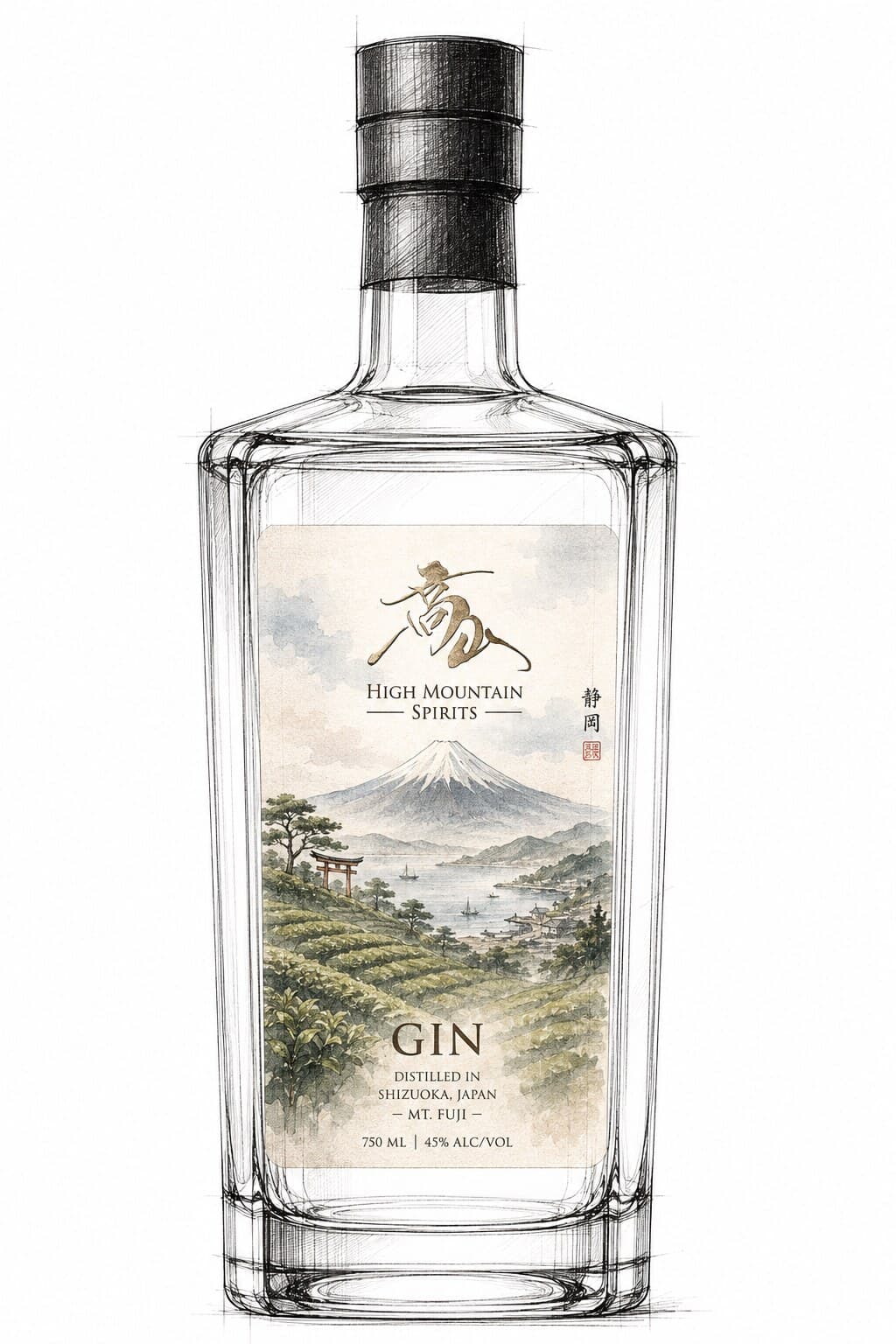 Fujisan — bottle concept