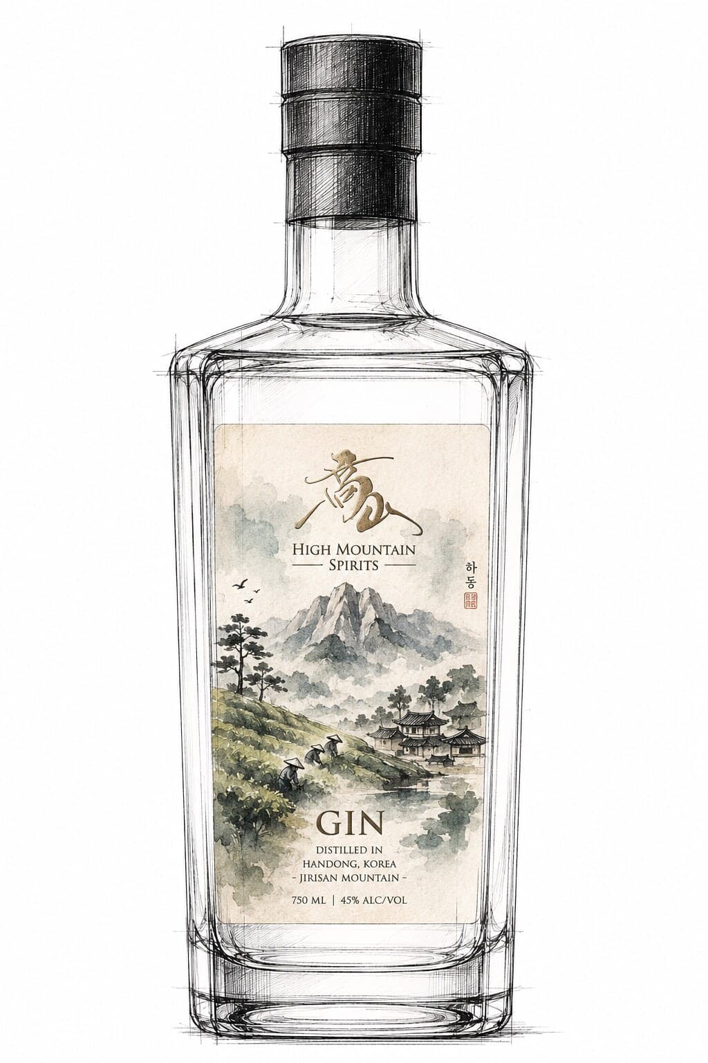 Jirisan — bottle concept