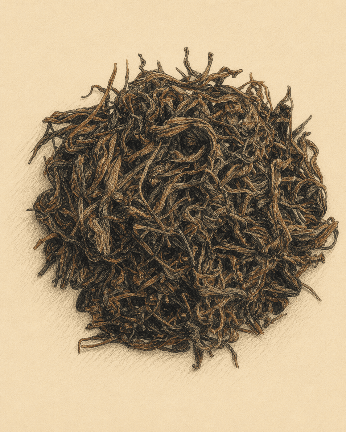 Jukro — Hadong bamboo-dew green tea, curled dry leaf
